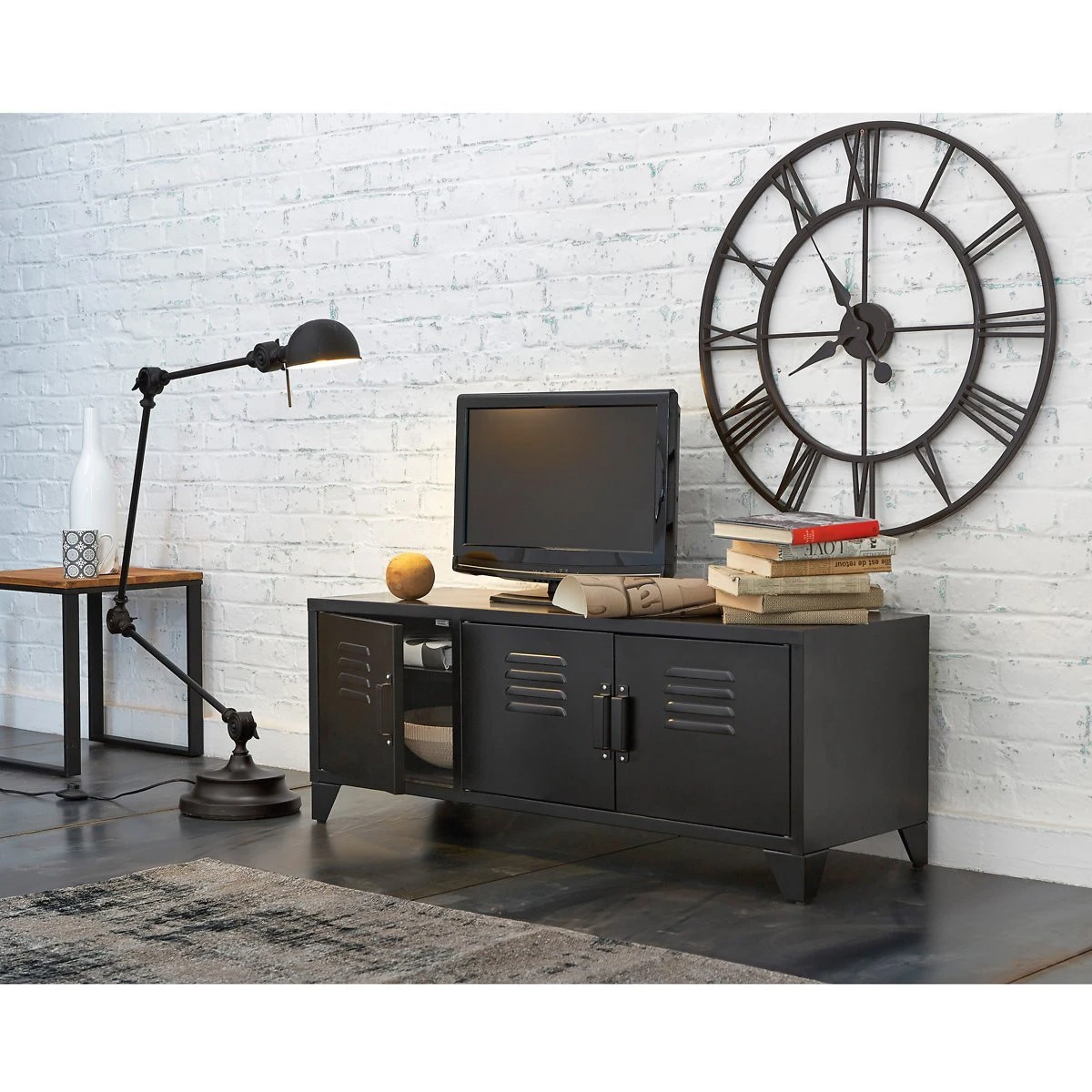 Horloge En Métal Acier Ø70 Cm, Zivos 5 Horloge En Métal Acier Ø70 Cm, Zivos – Image 3