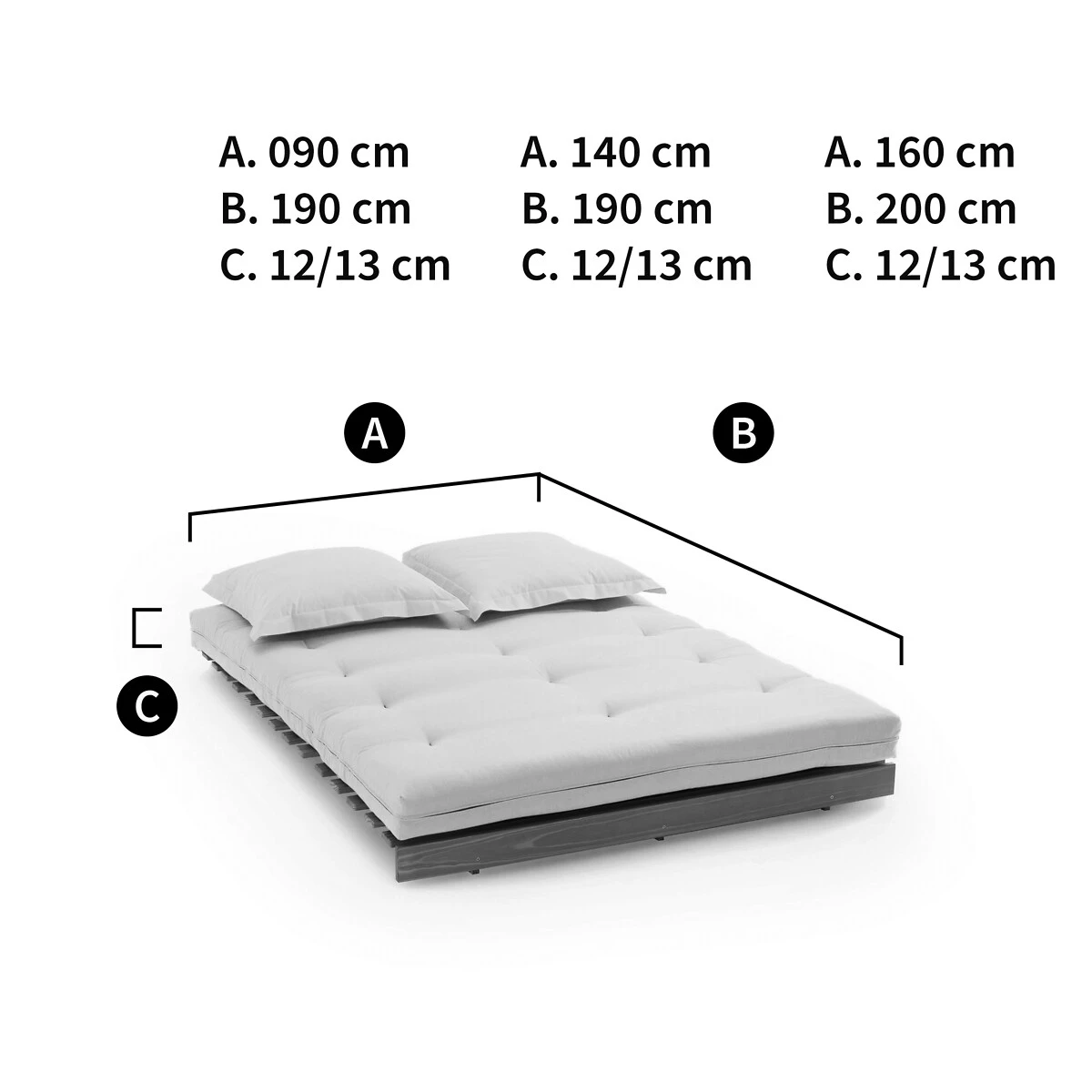 Matelas Futon Mousse Coton Pour Banquette THAÏ 7 Matelas Futon Mousse Coton Pour Banquette THAÏ – Image 5