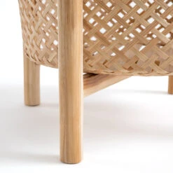 Cache-pot Sur Pied En Bambou Ø40 Cm, Bambu -Ameublement De Maison 0490ace28962fdfd246fae9b869d7935