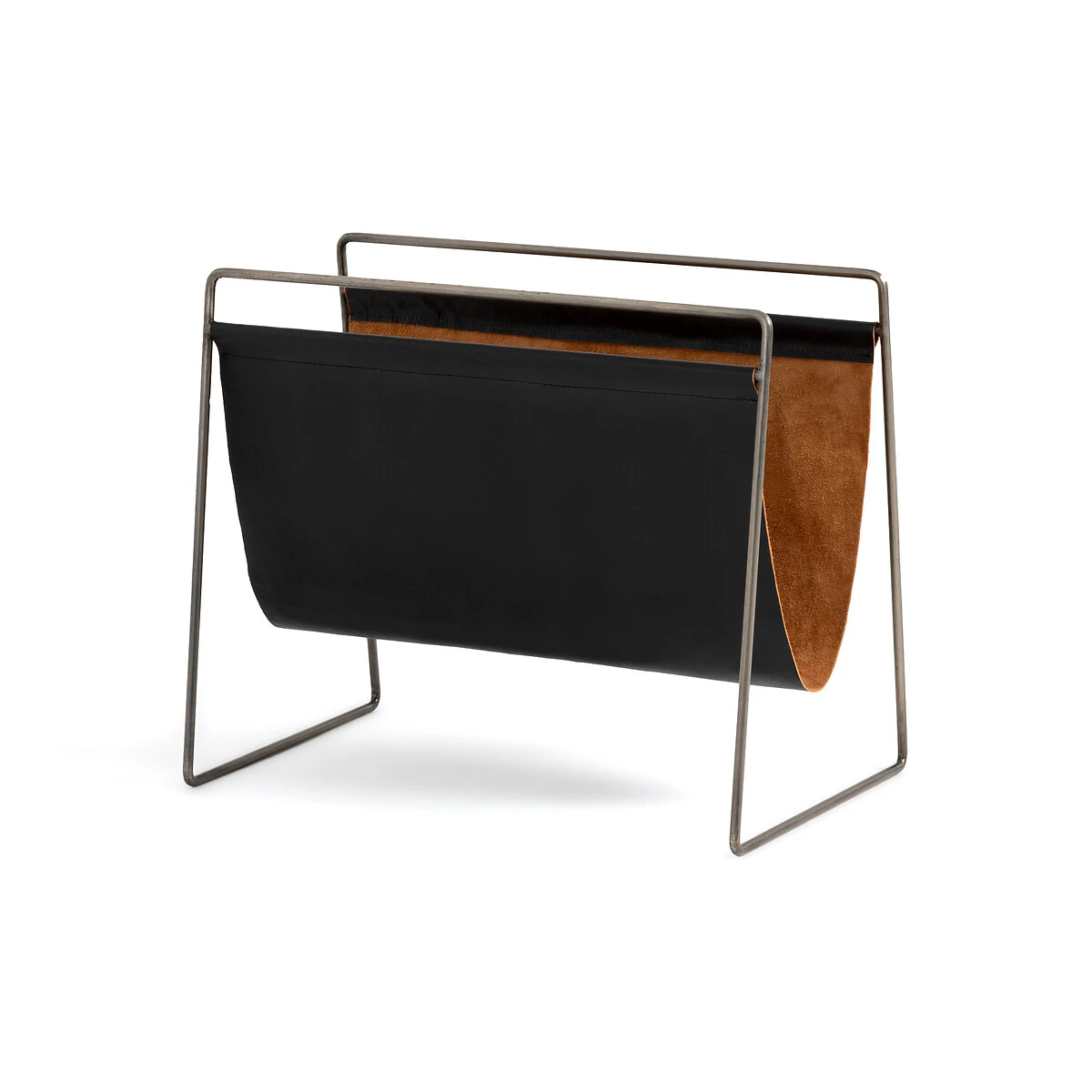 Porte-revues Métal Finition Métal Vieilli, Elba 3 Porte-revues Métal Finition Métal Vieilli, Elba