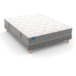 Ensemble Matelas Mousse HR + Sommier à Lattes -Ameublement De Maison 094bc0fab69795a9f7925dcc969f0b33