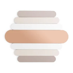 Miroir Géométrique Coloré H90, Hila