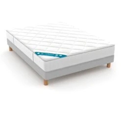 Ens Matelas Latex Mi-ferme 3 Zones + Sommier -Ameublement De Maison 0db751133fecadce8ae0978b35b2c3f3