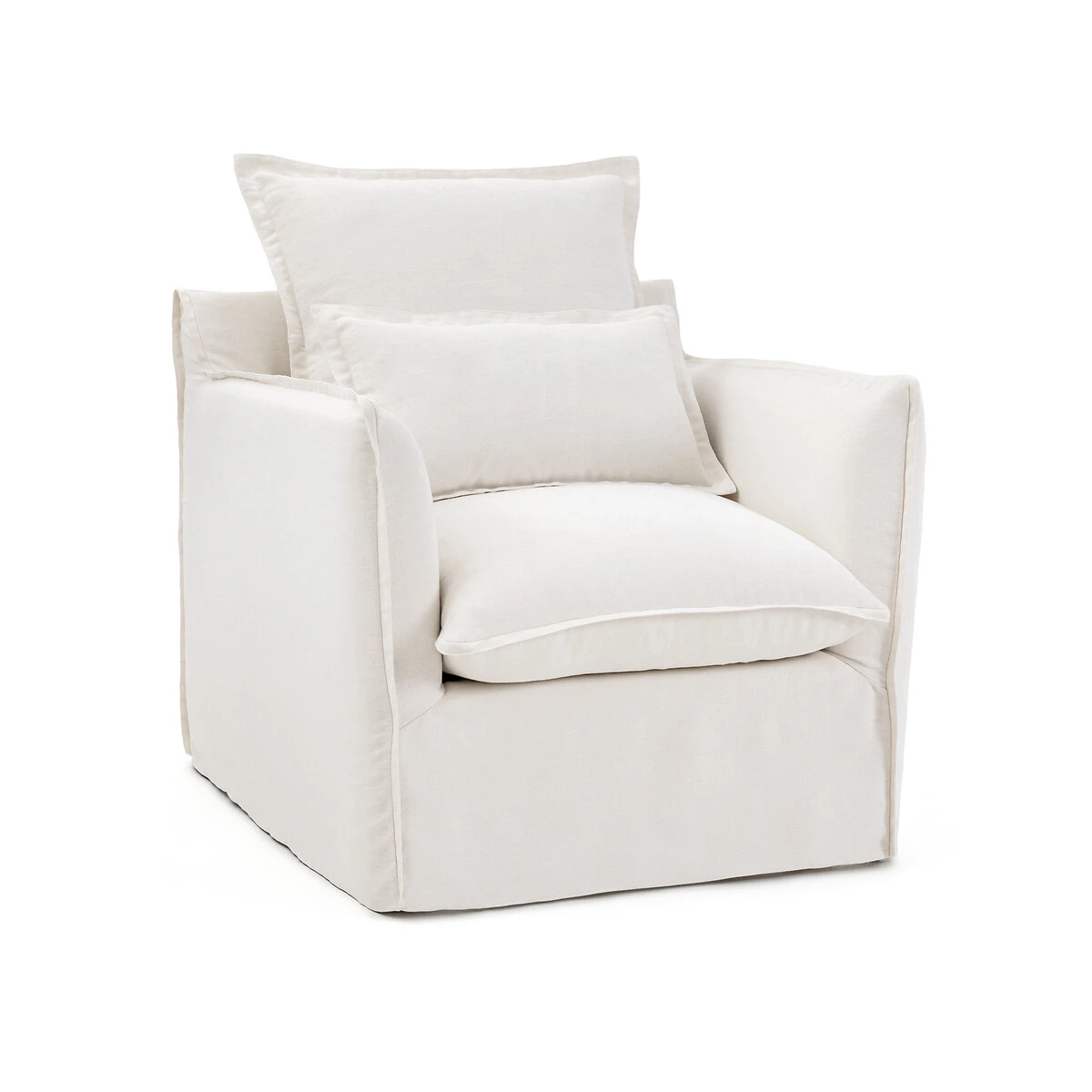 Housse De Fauteuil En Lin épais, Odna 4 Housse De Fauteuil En Lin épais, Odna – Image 2