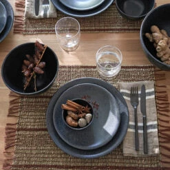 Lot De 4 Bols Apéro Grès émaillé Réactif, Preto -Ameublement De Maison 0e5afe4cbf04aefd6d9ae9dc290f82a8