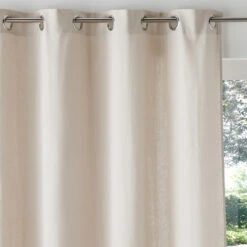 Rideau Lin/viscose œillets Odorie -Ameublement De Maison 0f50f12575bca4db3bd429b2f4c4cf09