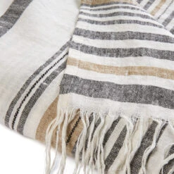 Plaid Lin Rayé Botia -Ameublement De Maison 115fcd7130e3d7ebd08ccb5152737771