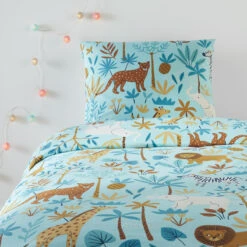 Parure De Lit En Coton, Jungle