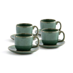 Lot De 4 Mugs Grès émaillé Réactif, Nael -Ameublement De Maison 1782b05930e238f9c877652a78d5e6f1