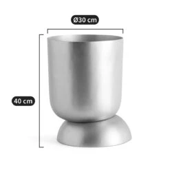 Cache-pot Fonte Aluminium Petit Modèle, Fraulino -Ameublement De Maison 1a48e41a77ab2fa13391860bbaaf4d80