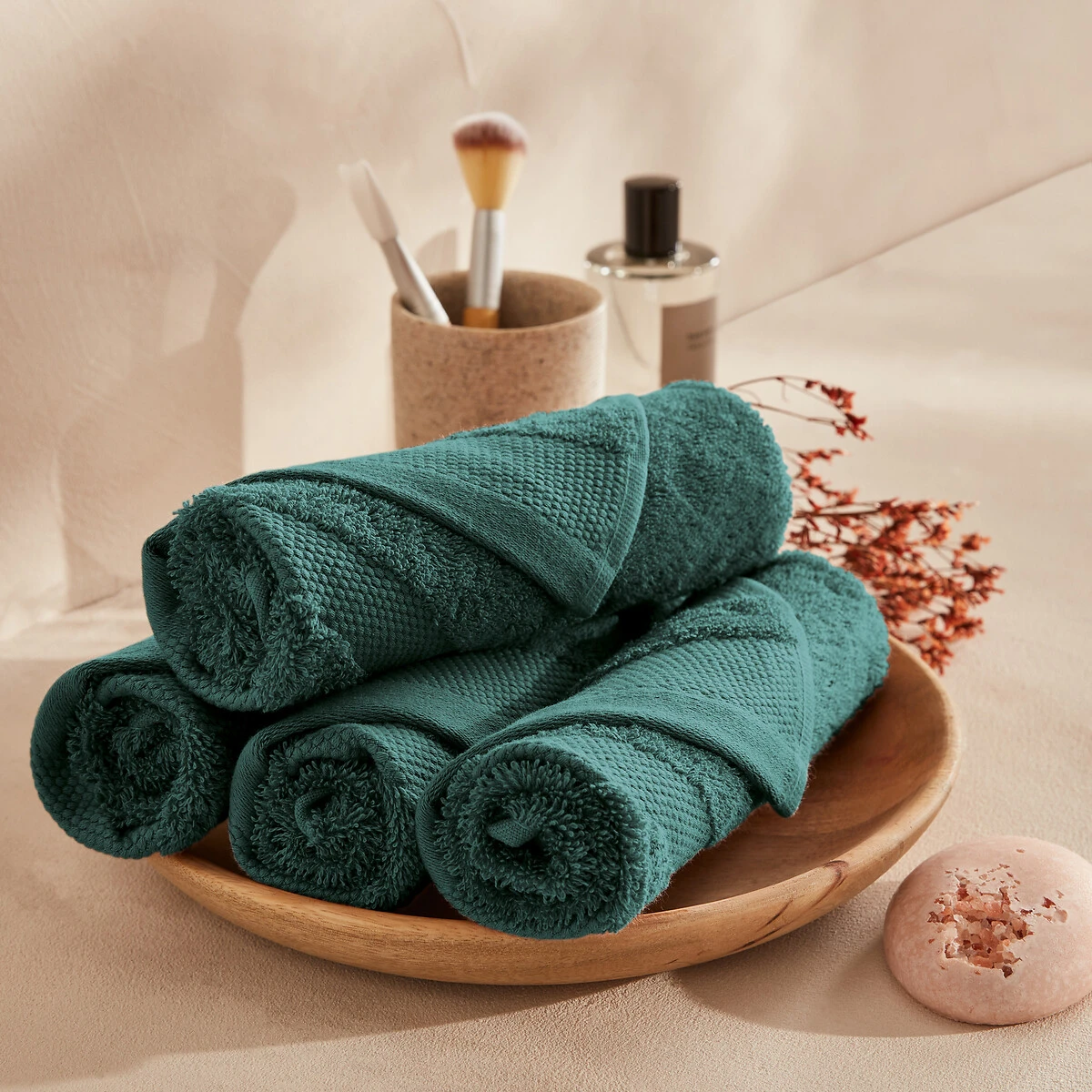 Lot 4 Serviettes D'invité Coton égyptien, Kheops 19 Lot 4 Serviettes D'invité Coton égyptien, Kheops – Image 17