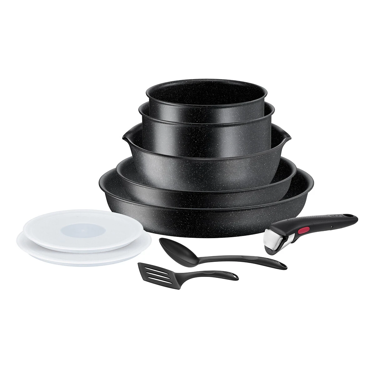 Tefal Batterie De Cuisine 10 Pièces Ingénio Black Stone 3 Tefal Batterie De Cuisine 10 Pièces Ingénio Black Stone