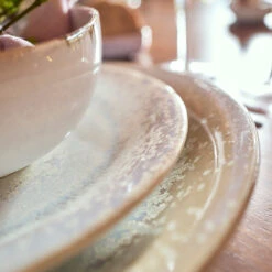 Lot De 4 Assiettes à Dessert En Grès, Celestial -Ameublement De Maison 1c295f2b6bde5de77f3d0bc1baa6b4ba 1