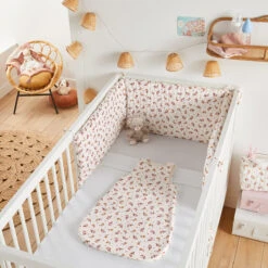 Tour De Lit Gaze De Coton