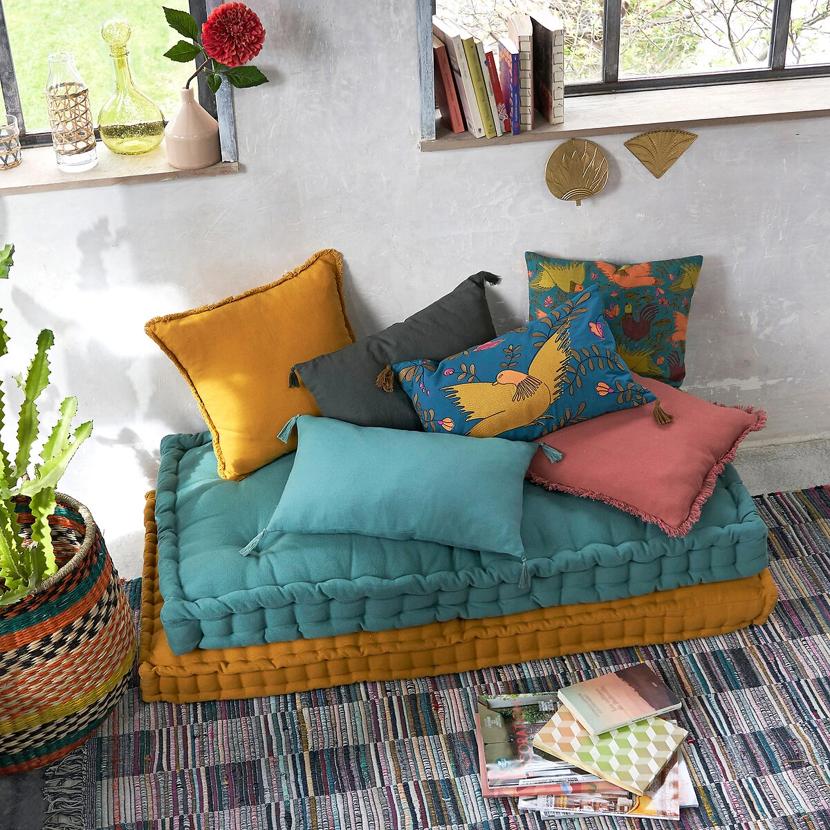 Housse De Coussin Brodée Rectangulaire, Zarautz 9 Housse De Coussin Brodée Rectangulaire, Zarautz – Image 7