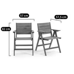 2 Fauteuils Pliants Réalto, En Acacia -Ameublement De Maison 1e5908c192a128fecd9ece737c9ab928