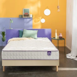 Ensemble Matelas Cosy Lit + Sommier à Lattes -Ameublement De Maison 21c39cd842ee1d3ac2d8b9d6016d9a02