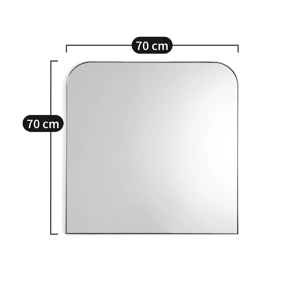 Miroir Métal Laiton Vieilli H70 Cm, Caligone 5 Miroir Métal Laiton Vieilli H70 Cm, Caligone – Image 3