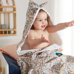 Cape De Bain Bébé Gaze De Coton Ohara -Ameublement De Maison 251766b9e93e62bd7831b2cf48d2d9b1