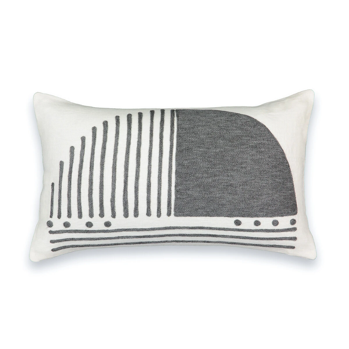 Housse De Coussin Lin, Volutes 3 Housse De Coussin Lin, Volutes