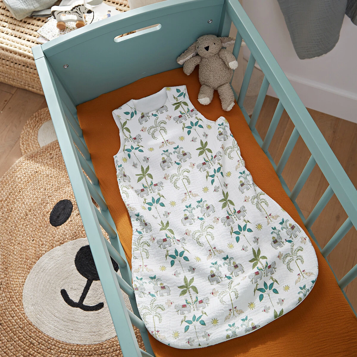 Drap-housse Bébé Gaze De Coton Bonnet 17 Cm, Kumla 6 Drap-housse Bébé Gaze De Coton Bonnet 17 Cm, Kumla – Image 4