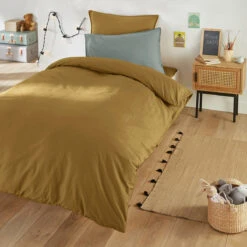 Drap Housse Enfant Uni En Coton Lavé, Scenario -Ameublement De Maison 2a3349c3306ba7423522a8de2a409d5a