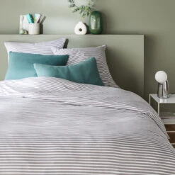 Housse De Couette Jersey Coton/modal, Dolsi Gris