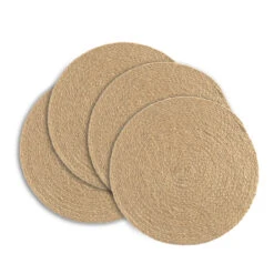 Set De Table En Jute, Djutt, By V. Barkowski (x4) 13 Set De Table En Jute, Djutt, By V. Barkowski (x4) -Ameublement De Maison 2b1224bab327d6304ce044e36f8603ee