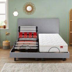 Ensemble Sommier Relaxation Escapade + Tête De Lit -Ameublement De Maison 2b59620980a57b7f0ad61320a7faf81a