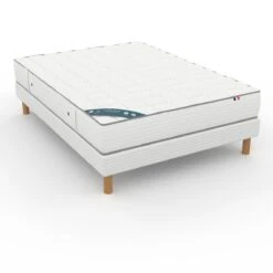 Ensemble Matelas Ressorts Mi-ferme + Sommier -Ameublement De Maison 2cb2fc744d39c38ce98c4f83f002ea55