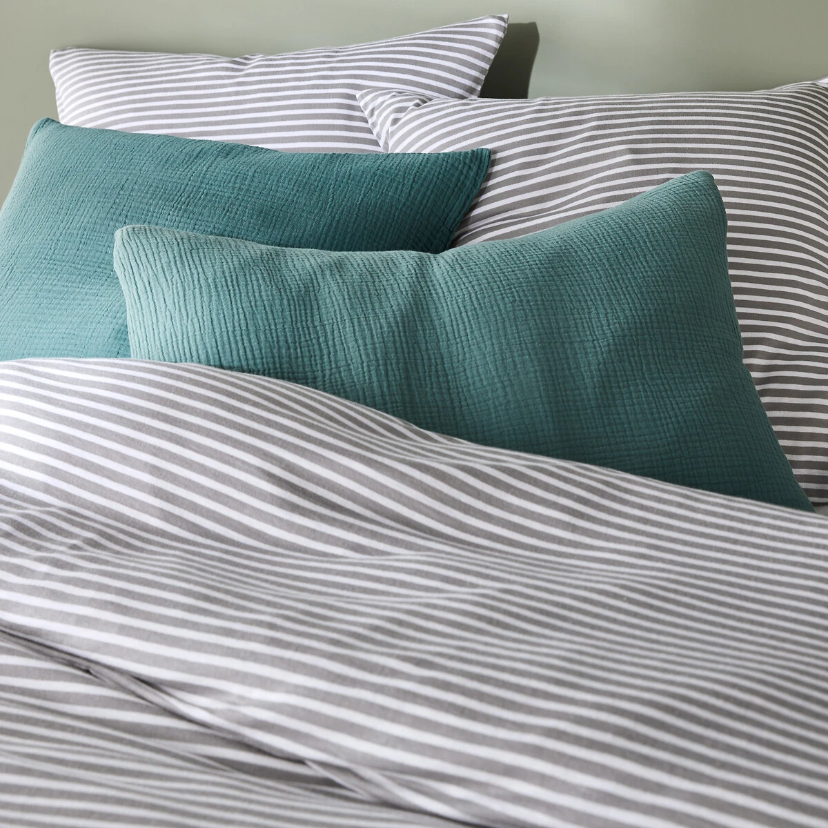 Housse De Couette Jersey Coton/modal, Dolsi Gris 4 Housse De Couette Jersey Coton/modal, Dolsi Gris – Image 2