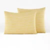 Taie D'oreiller Jersey Coton/modal Dolsi Jaune -Ameublement De Maison 2e17e7c973becc7bf9a2a94e895c2db6