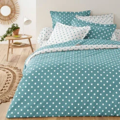 Housse De Couette Pur Coton Imprimé Pois, Clarisse -Ameublement De Maison 2f8f4869271a004ec75c28bd618809c9