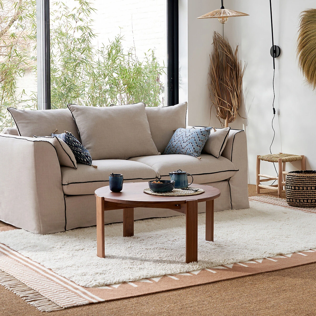 Applique Déportée Métal Fer Et Raphia, Rafita 6 Applique Déportée Métal Fer Et Raphia, Rafita – Image 4