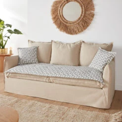 Matelas D'assise Lin/coton, Octavine -Ameublement De Maison 34053db43f7ce72cfde160876c7ec0b7