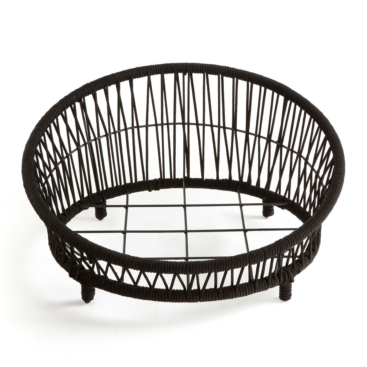 Panier Rond Chien En Métal Acier Et Corde, Makana 5 Panier Rond Chien En Métal Acier Et Corde, Makana – Image 3