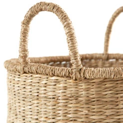 Panier Rond En Jonc De Mer, Azzu -Ameublement De Maison 34f64818231ff90a1e1d5a93472834d4