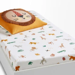 Drap-housse Coton Bio, Junglito