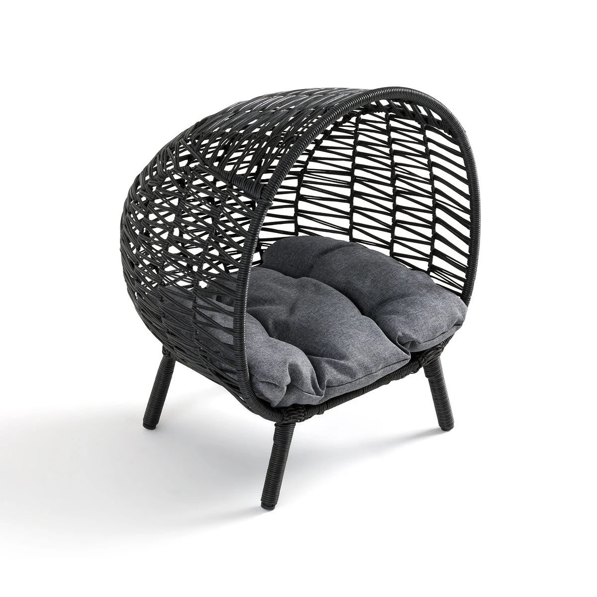 Panier Chien/chat, Résine Tressé Manaka 5 Panier Chien/chat, Résine Tressé Manaka – Image 3