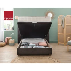 Ensemble 2 En 1, Lit Coffre Et Tête De Lit Hercule -Ameublement De Maison 431b8275cbe89efcc5f0d0a37d4f6977