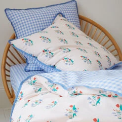 Housse De Couette 20% Coton Recyclé, Floriane -Ameublement De Maison 433bcd28c12b2ba07f3bcdc759faf4fb