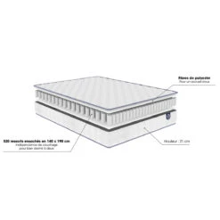 Ensemble Matelas Ressorts Ensachés + Sommier Natty 13 Ensemble Matelas Ressorts Ensachés + Sommier Natty -Ameublement De Maison 43b28e8f3a8e2f03fc7b0131c534fec5