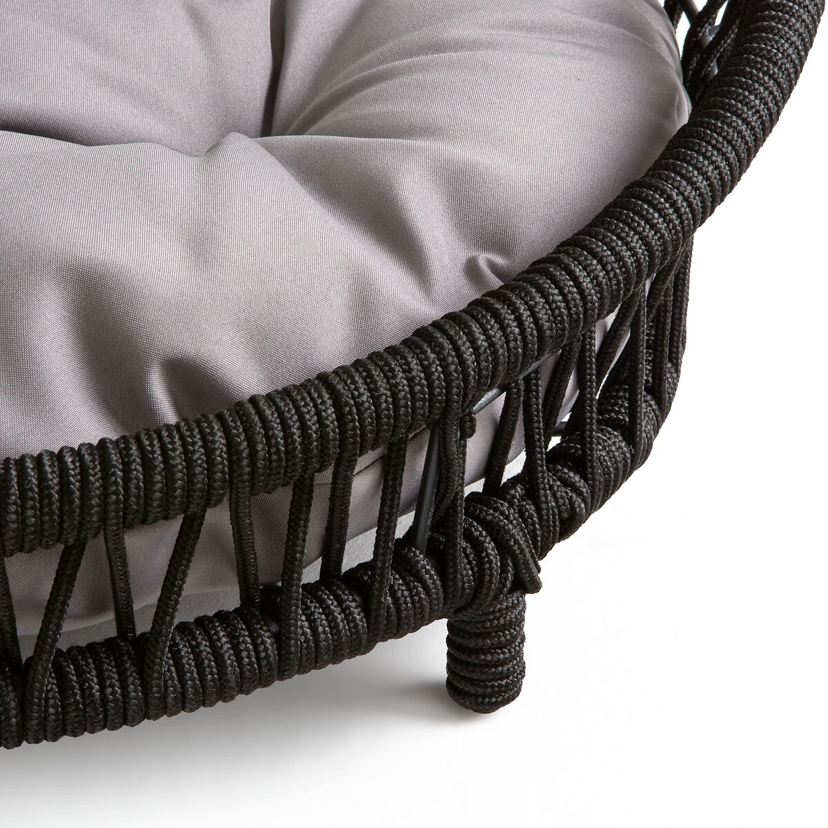 Panier Rond Chien En Métal Acier Et Corde, Makana 6 Panier Rond Chien En Métal Acier Et Corde, Makana – Image 4