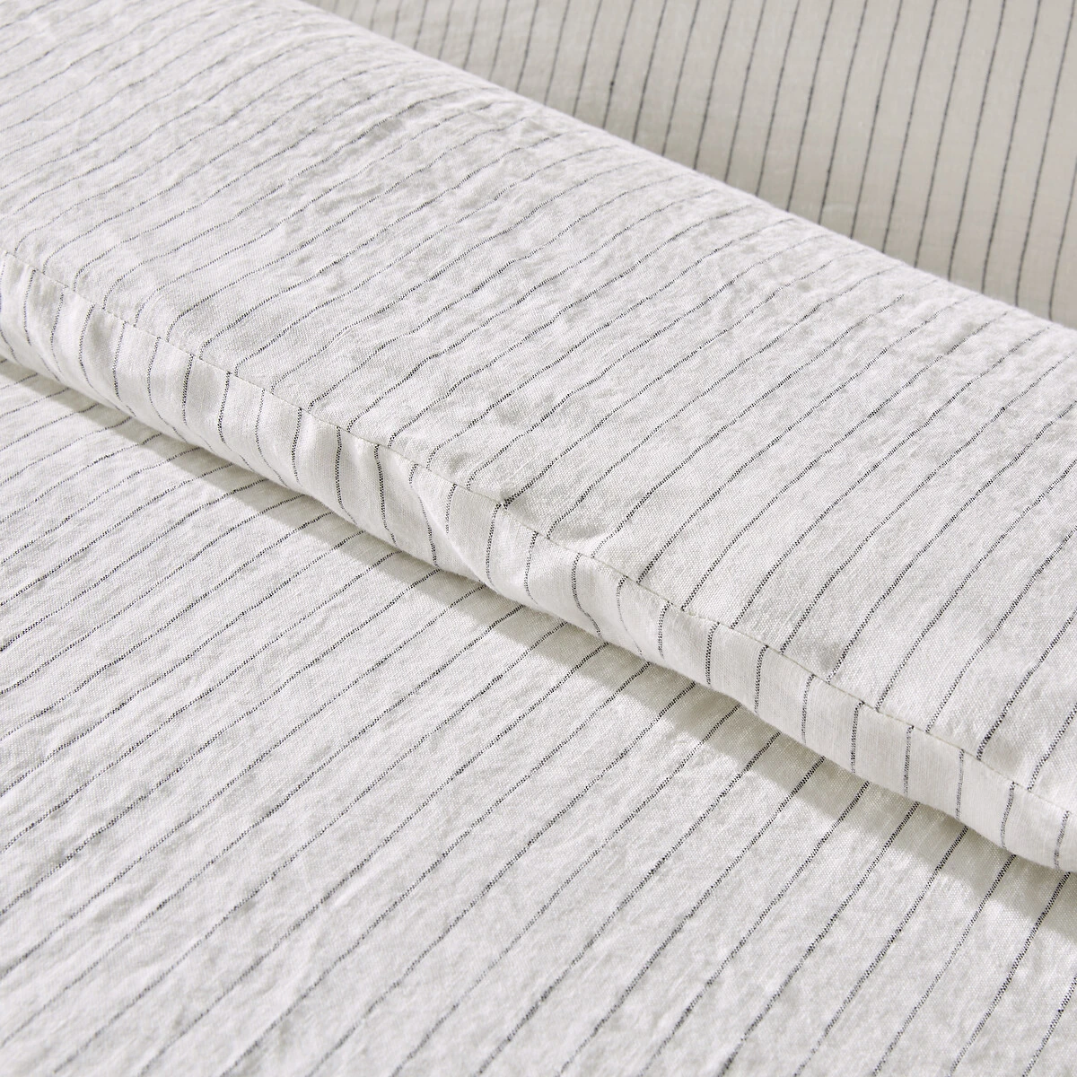 Taie D'oreiller Enfant Lin Lavé, Linot Rayé 5 Taie D'oreiller Enfant Lin Lavé, Linot Rayé – Image 3