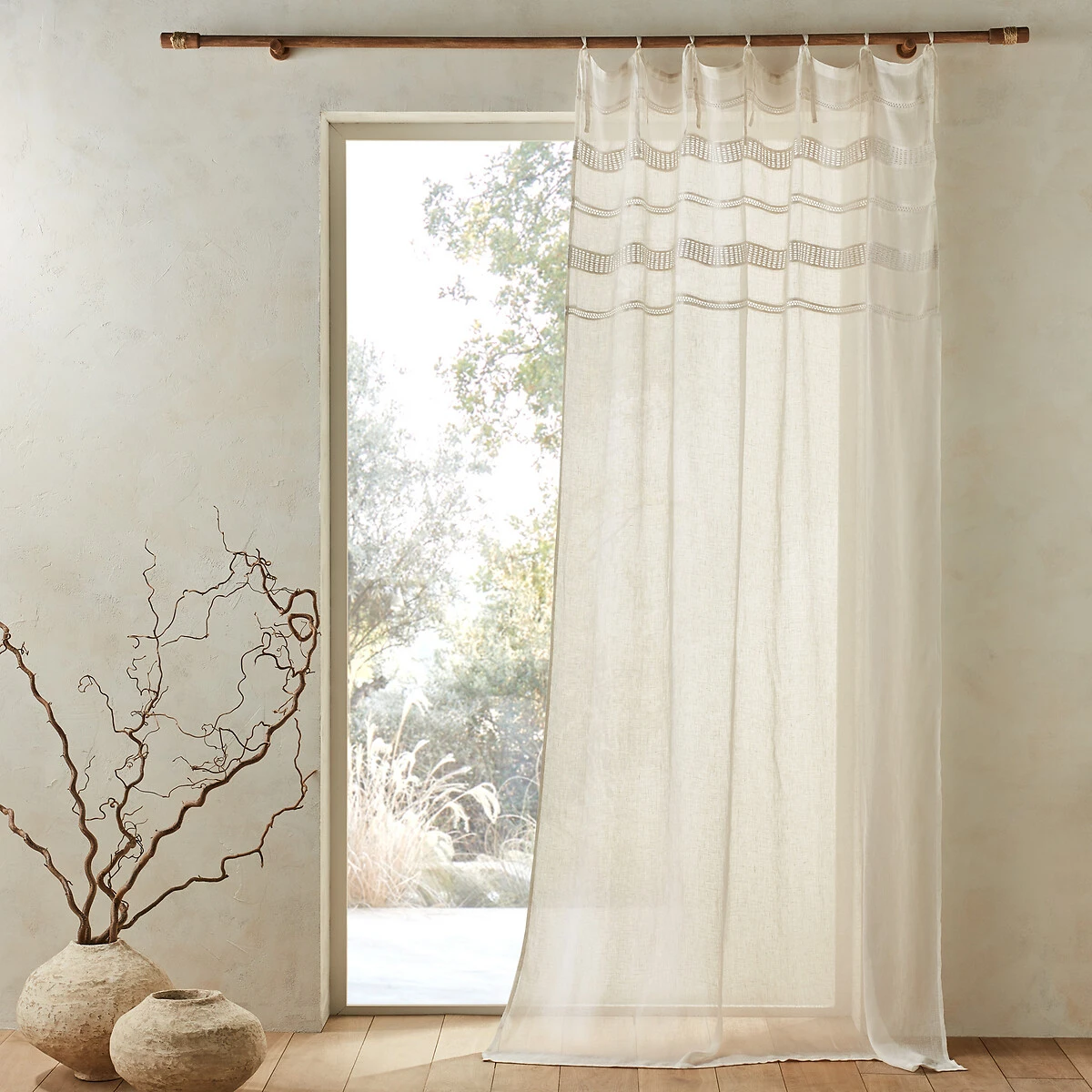 Voilage Voile De Lin Lutz 3 Voilage Voile De Lin Lutz