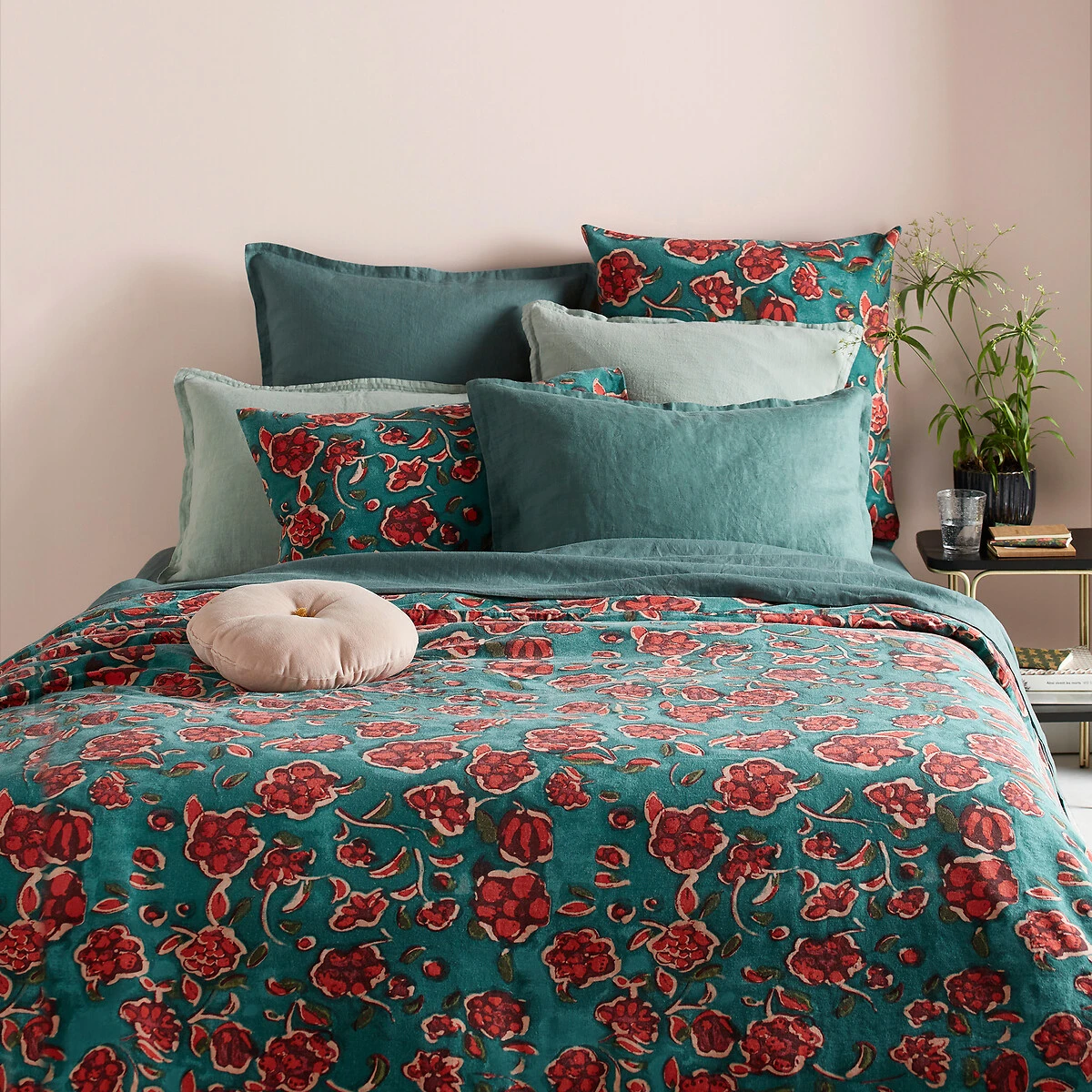 Coussin Rond Velours, Paula 6 Coussin Rond Velours, Paula – Image 4