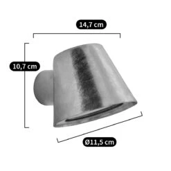 Applique En Métal Intérieur/extérieur, Tobison 12 Applique En Métal Intérieur/extérieur, Tobison -Ameublement De Maison 46c26aaa9c52bf74aa45e4266e8a3da7