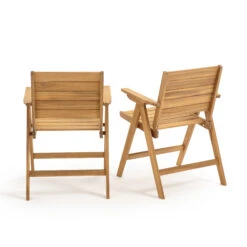 2 Fauteuils Pliants Réalto, En Acacia -Ameublement De Maison 47734a5fb55fd95d11b5ffc15bcf22c4