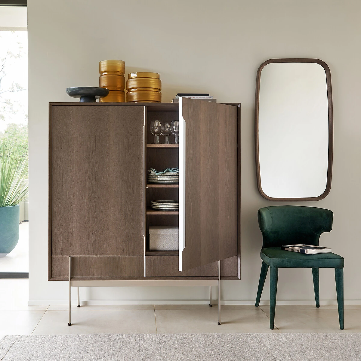 Vase En Verre Transparent Jaune, Sunira 10 Vase En Verre Transparent Jaune, Sunira â Image 8