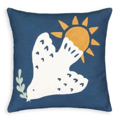 Housse De Coussin 45x45 Cm, Azur